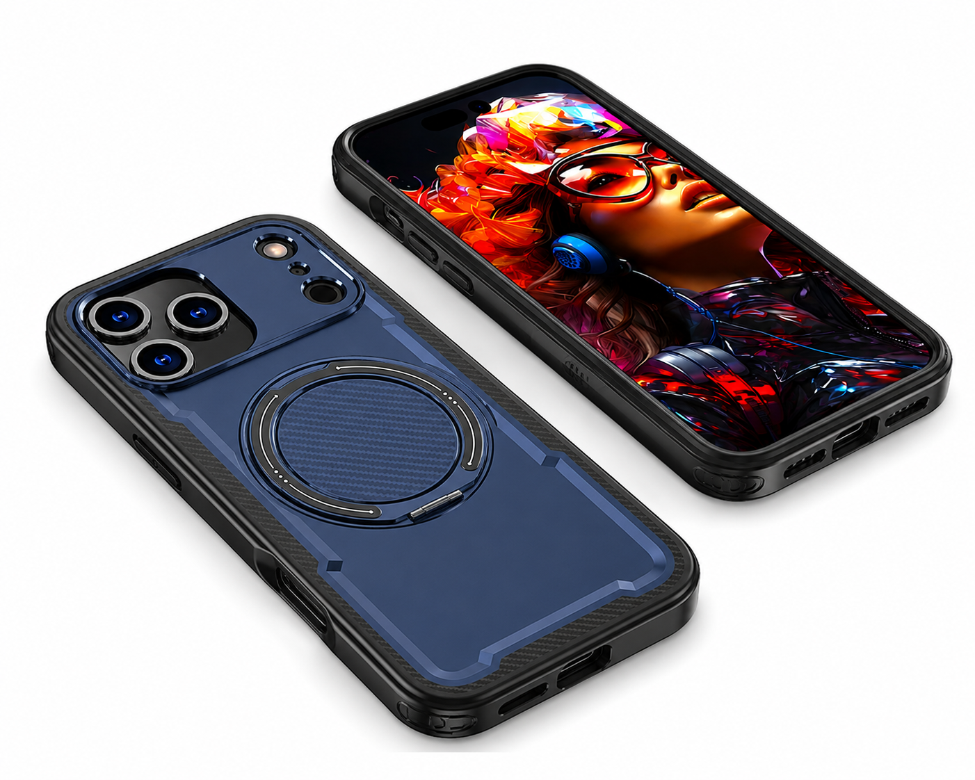 Military Grade Navy Protective Case for Apple iPhone 17 Pro