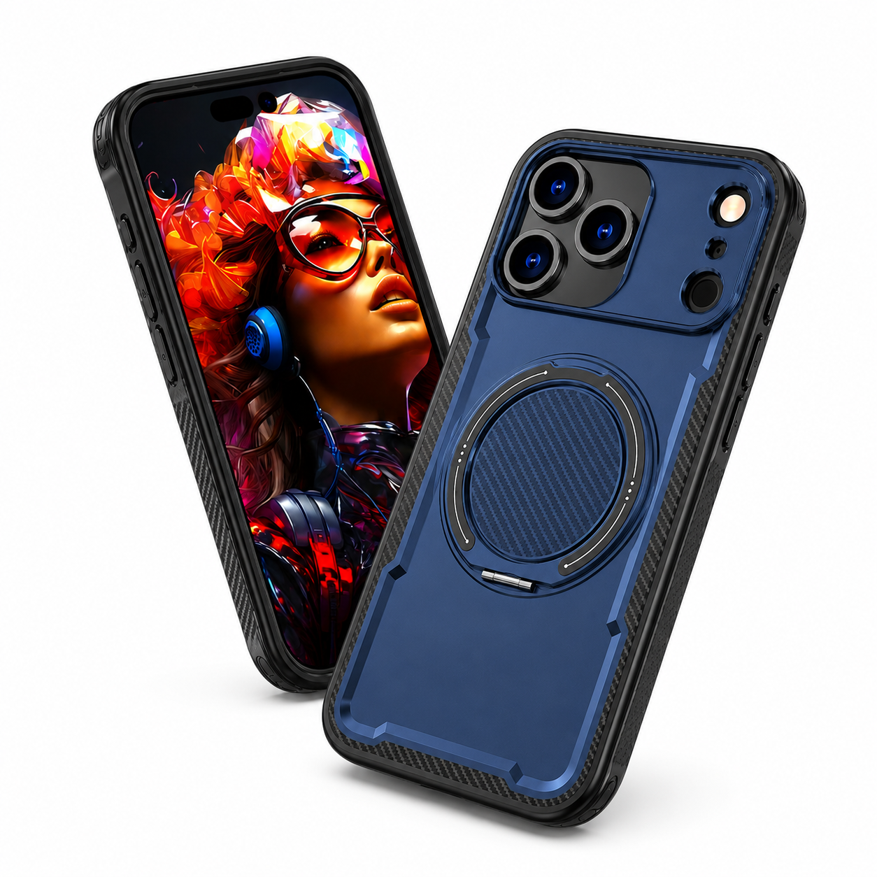 Premium Navy Protective Mobile Cover for Apple iPhone 17 Pro