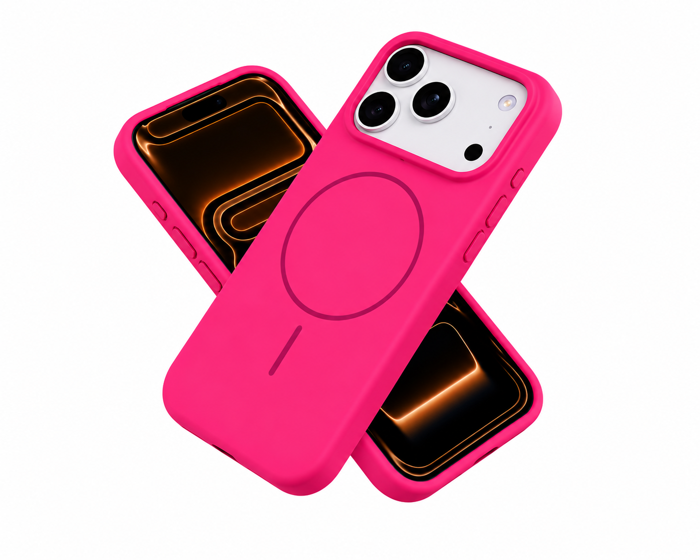Slim Protective Mobile Cover for Apple iPhone 17 Pro Max Hot Pink MagSafe Case