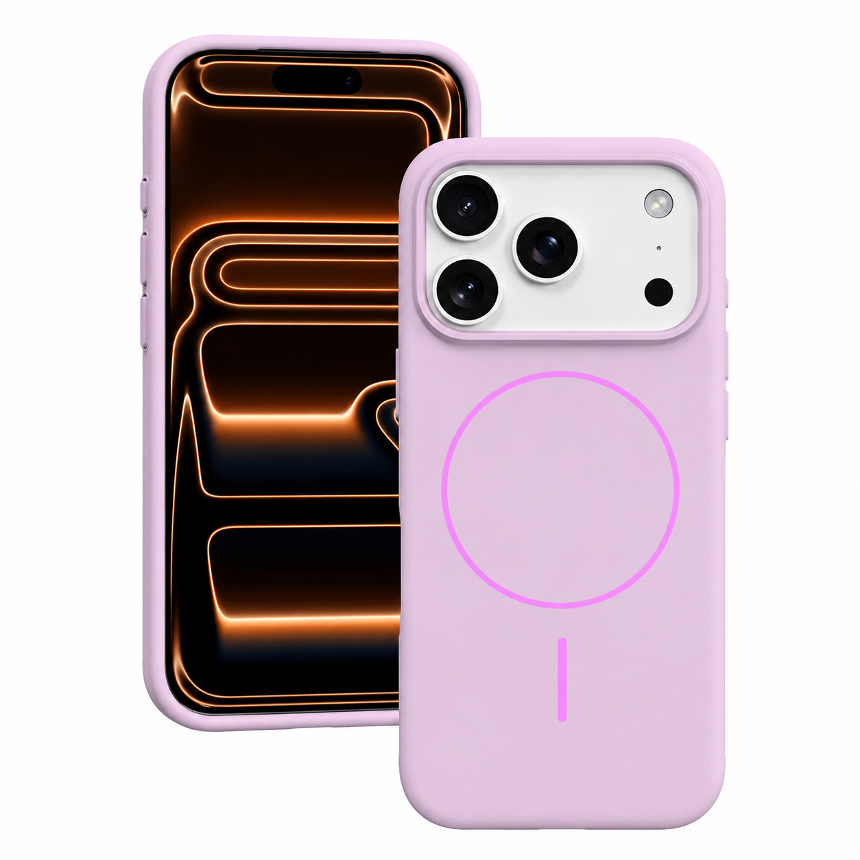 Purple MagSafe Phone Case for Apple iPhone 17 Pro Max Shockproof Protective Cover