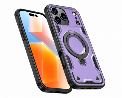 Premium Purple Protective Phone Case for Apple iPhone 17 Pro Max Wireless Charging Compatible