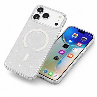 Luxury Crystal Clear iPhone 18 Pro Max Case Wireless Charging Compatible MagSafe Cover