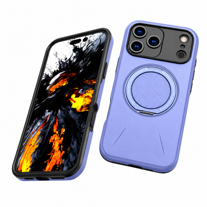 Light Purple iPhone 17 Pro Max MagSafe Case, Forge Ring Phone Case, Protective Mobile Cover