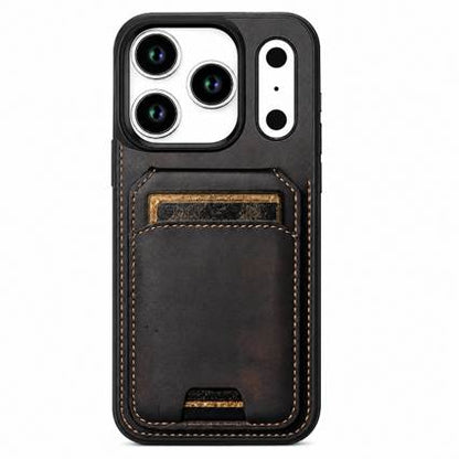 Slim Black Wallet Case, Anti Scratch Mobile Cover, Premium Apple iPhone 18 Pro Max Case, Magnetic Protective Cover