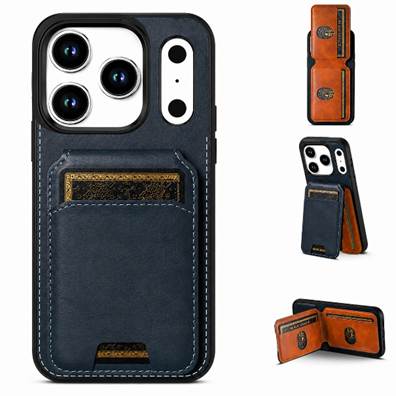 Slim Wallet Phone Case Apple iPhone 17 Pro Max Case Magnetic Protective Cover Navy