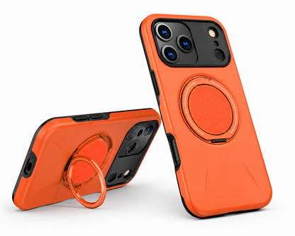 iPhone 17 Pro Max Protective Case – Orange Mobile Cover with MagSafe Compatibility