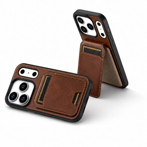 Brown iPhone 18 Pro Max Phone Case – Shockproof MagSafe Protective Cover