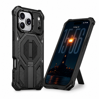Military Grade Black Phone Case for Apple iPhone 17 Pro