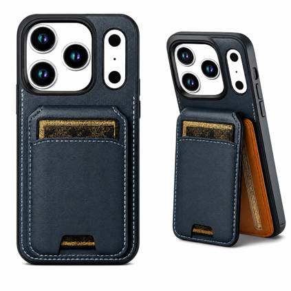 Stealth Shield Wallet MagSafe Protective Case for Apple iPhone 17 Pro Max Navy Phone Case Shockproof Mobile Cover