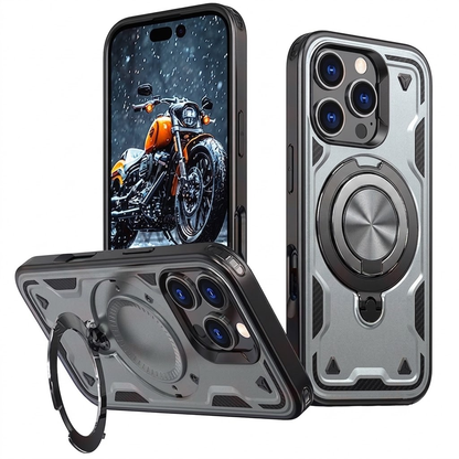 Sparta Rugged MagSafe Ring Case for Apple iPhone 13 - Grey