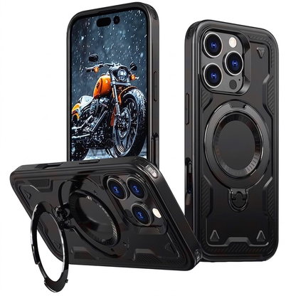 Sparta Rugged MagSafe Ring Case for Apple iPhone 13 - Black