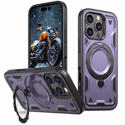 Sparta Rugged MagSafe Ring Case for Apple iPhone 14 - Purple