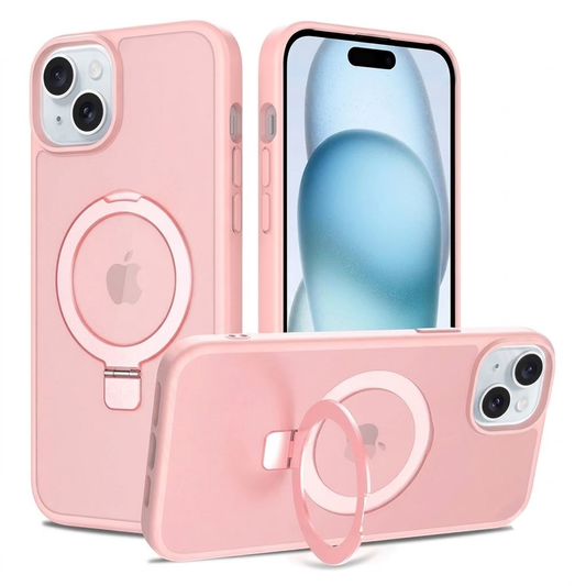 Robust MagSafe Stand Case for Apple iPhone 15 - Pink