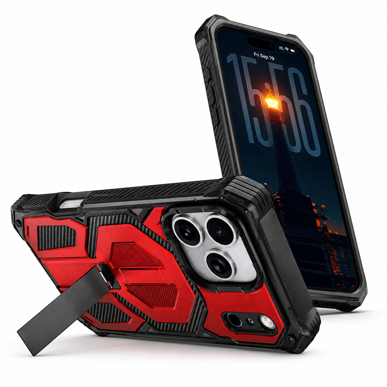 Premium Red Mobile Cover MagSafe Compatible iPhone 17 Pro Max Case