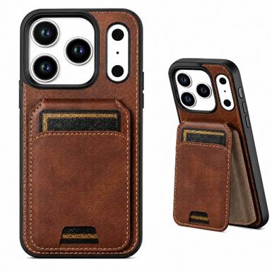 MagSafe Compatible iPhone 18 Pro Max Case – Brown Protective Smartphone Case