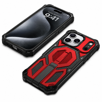 Red Military Grade Phone Case for Apple iPhone 17 Pro