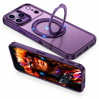 Premium Deep Purple MagSafe Protective Case for iPhone 17 Pro