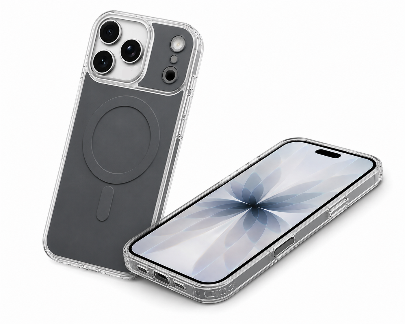 Premium Grey iPhone 17 Pro Max MagSafe Protective Case with Drop Protection