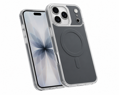 Military Grade Grey iPhone 17 Pro Max Protective Smartphone Case