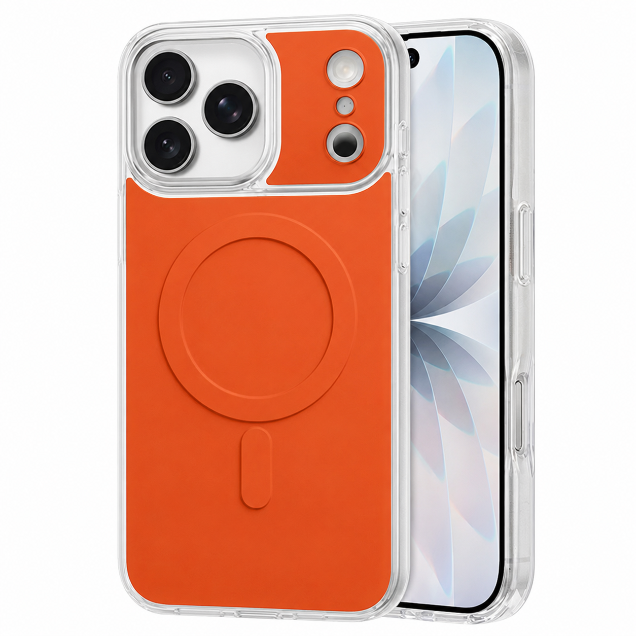 Orange MagSafe Airloop Case Apple iPhone 17 Pro Max Shockproof Phone Case