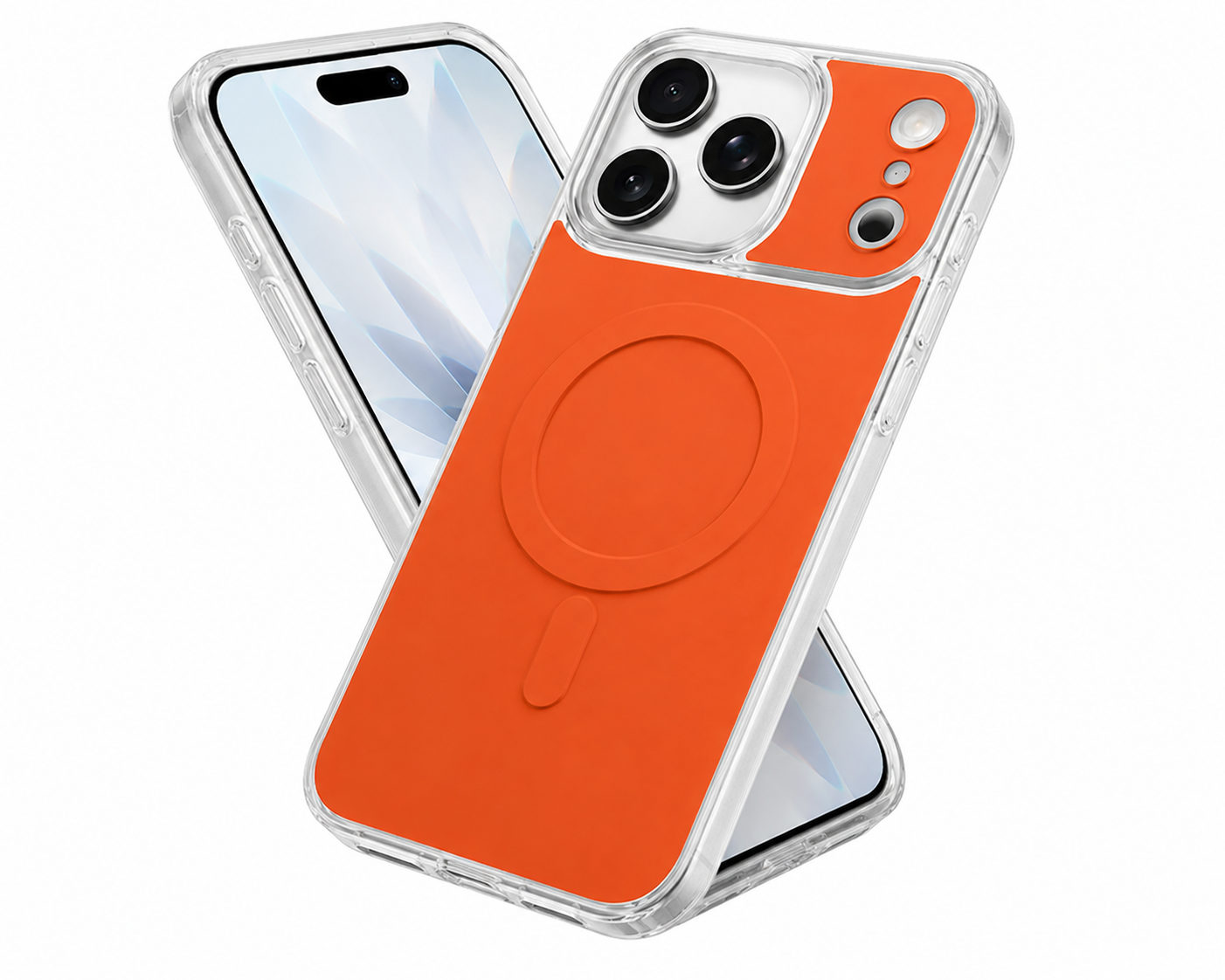 Orange Airloop Magnetic Phone Case for Apple iPhone 17 Pro