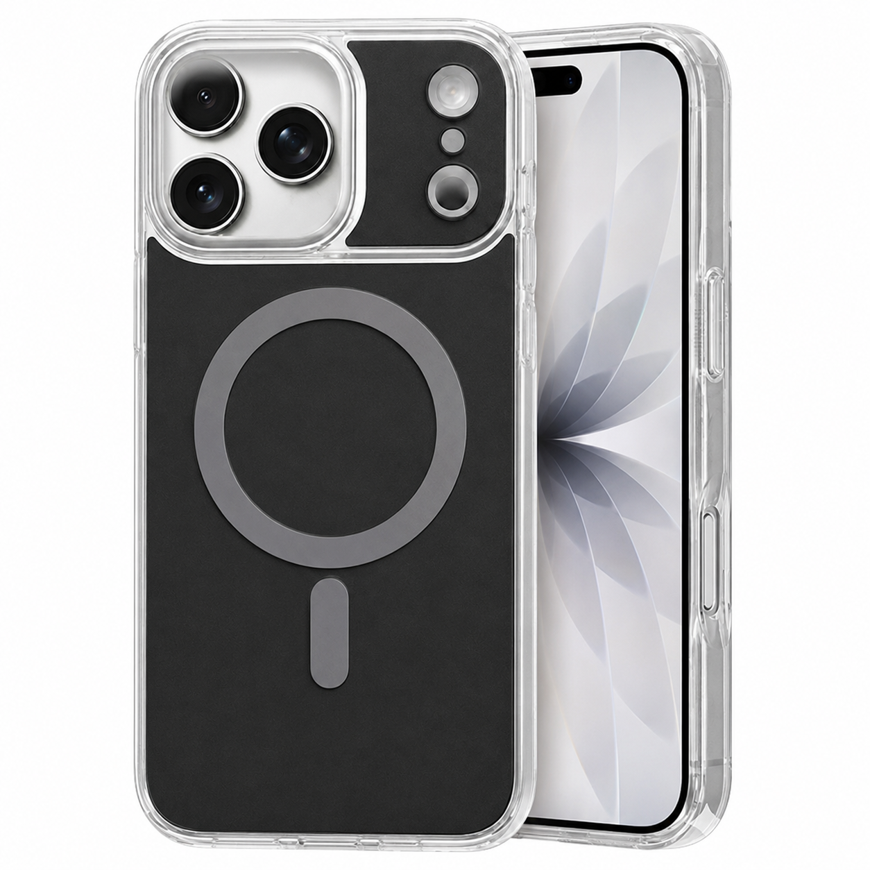 Black MagSafe Airloop Case iPhone 17 Pro Max Shockproof Phone Cover