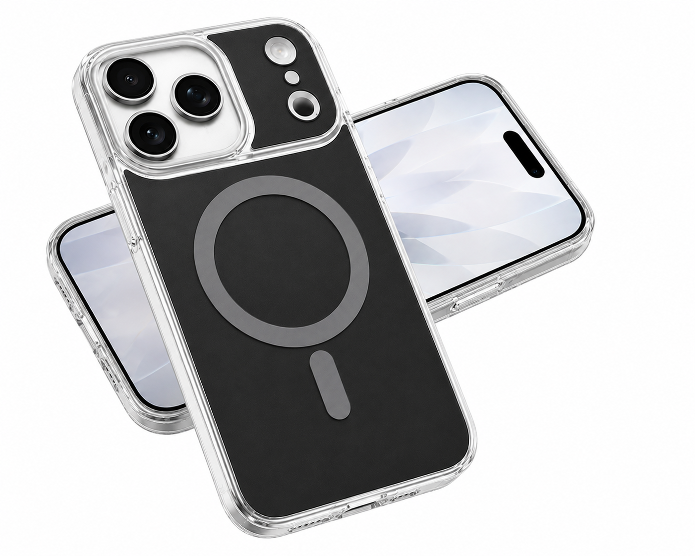Premium Black Magnetic Phone Cover for Apple iPhone 17 Pro