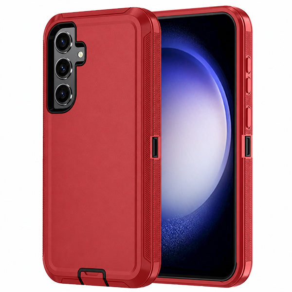 Triple Protection Case for Samsung Galaxy A18 / A17 - Red
