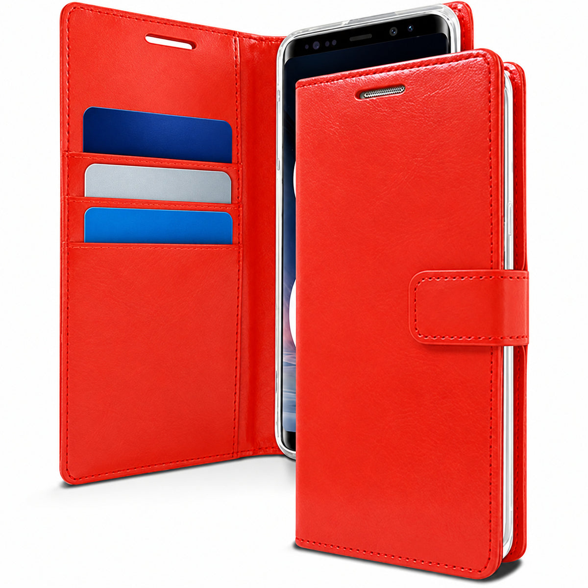 BlueMoon Diary (Goospery) for Samsung Galaxy S24 - Red