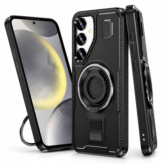 Ring Grip and Stand for Samsung Galaxy S24 Plus - Black