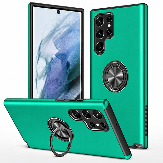 Swirl Invisible Ring Case for Samsung Galaxy S26 Ultra - Midnight Green