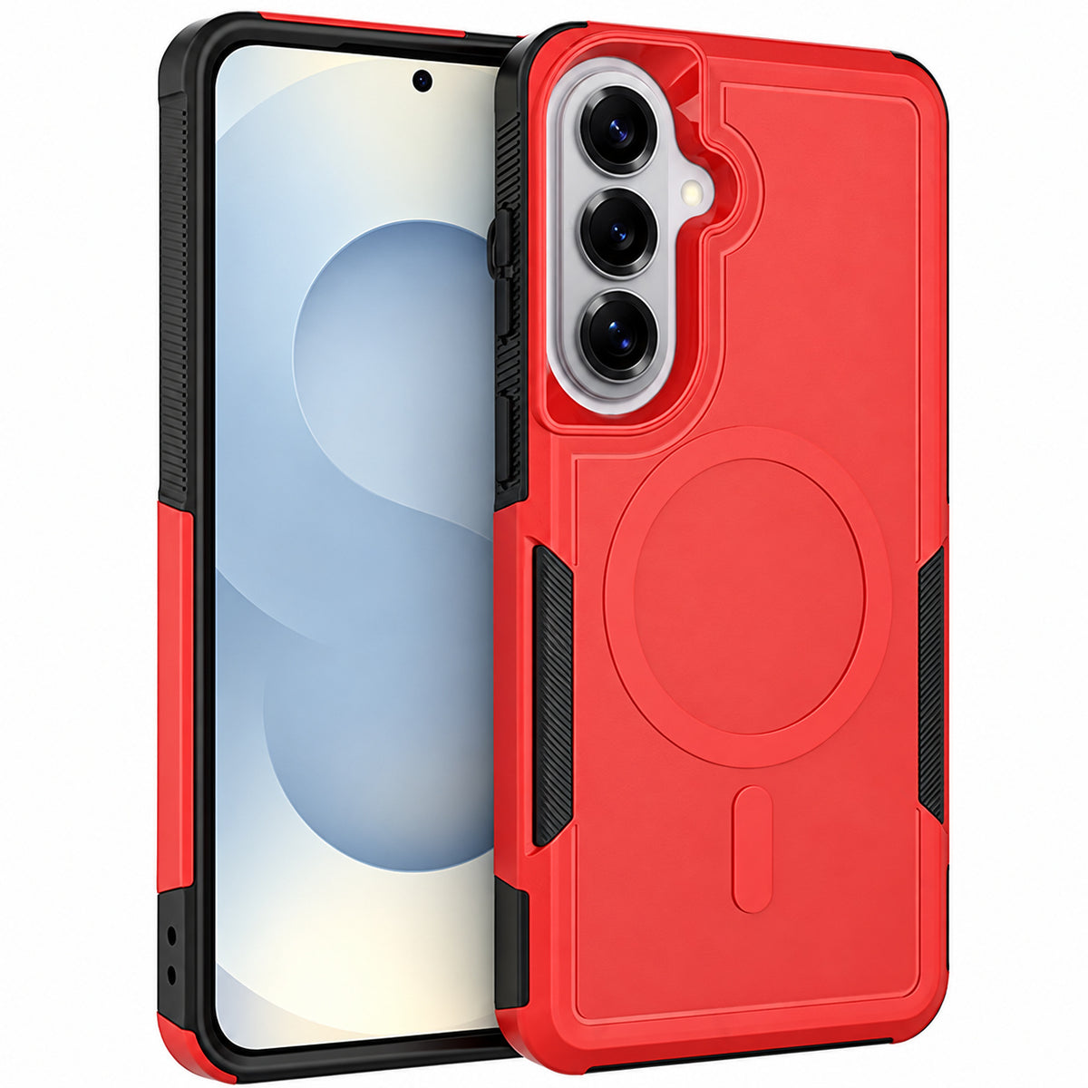 MagSafe Comm Case for Samsung Galaxy S25 FE  - Red
