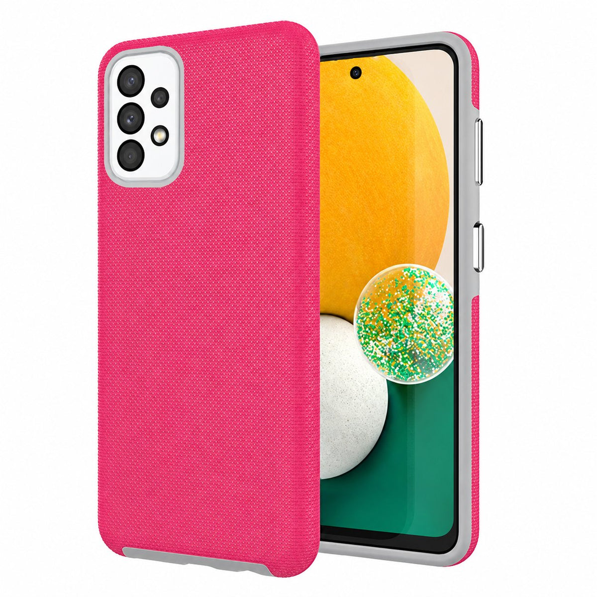 Dotted Comm Case for Samsung Galaxy A33 5G - Hot Pink
