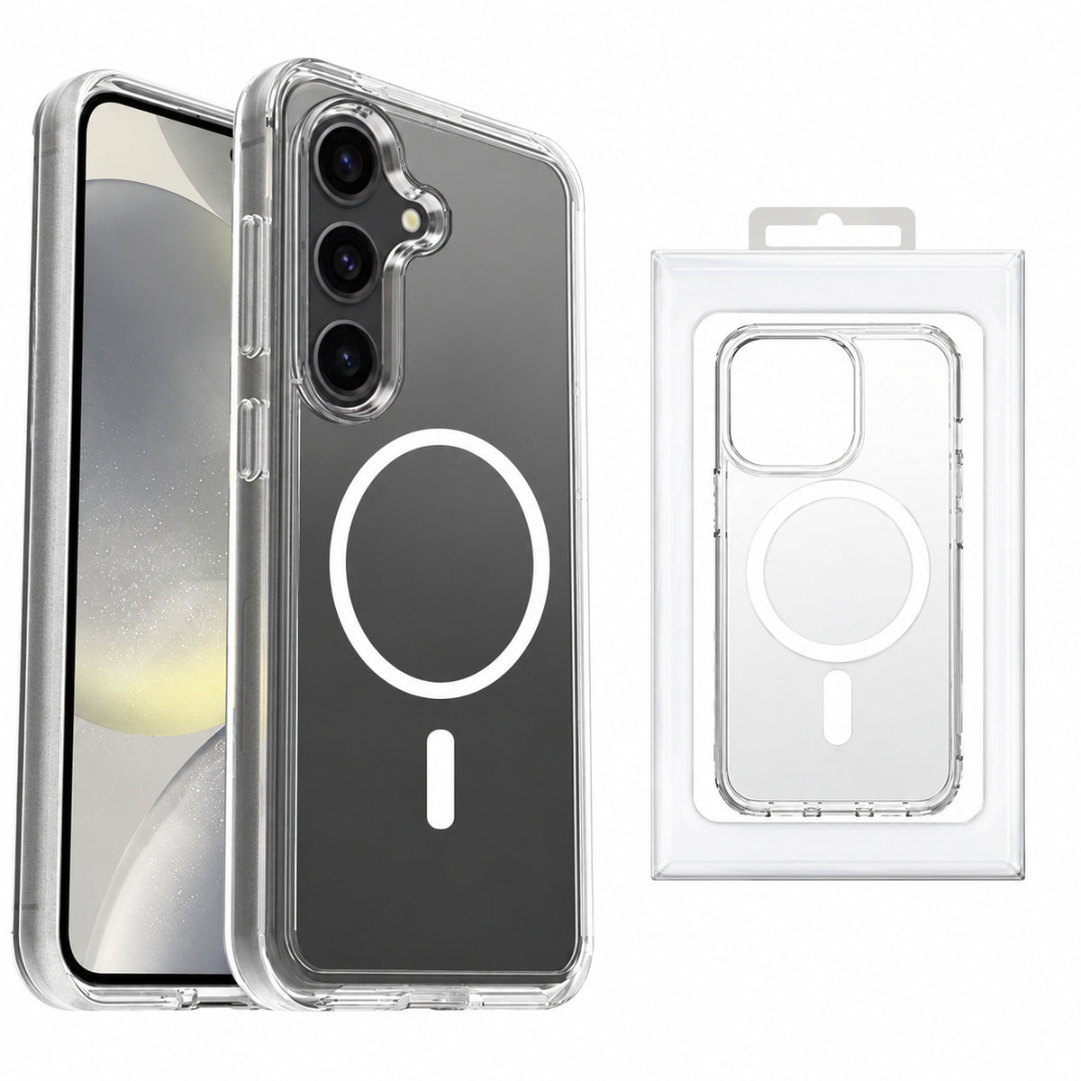 Premium Magsafe Symm Case for Samsung Galaxy S23 - Clear