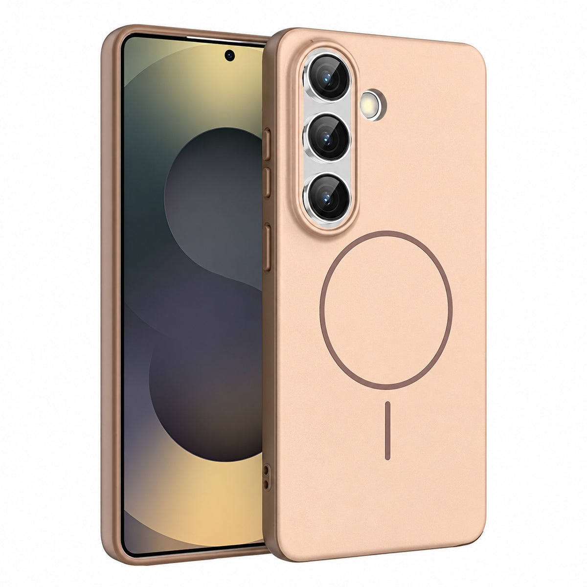 MagSafe Glam Case Samsung Galaxy A37 - Rose Gold