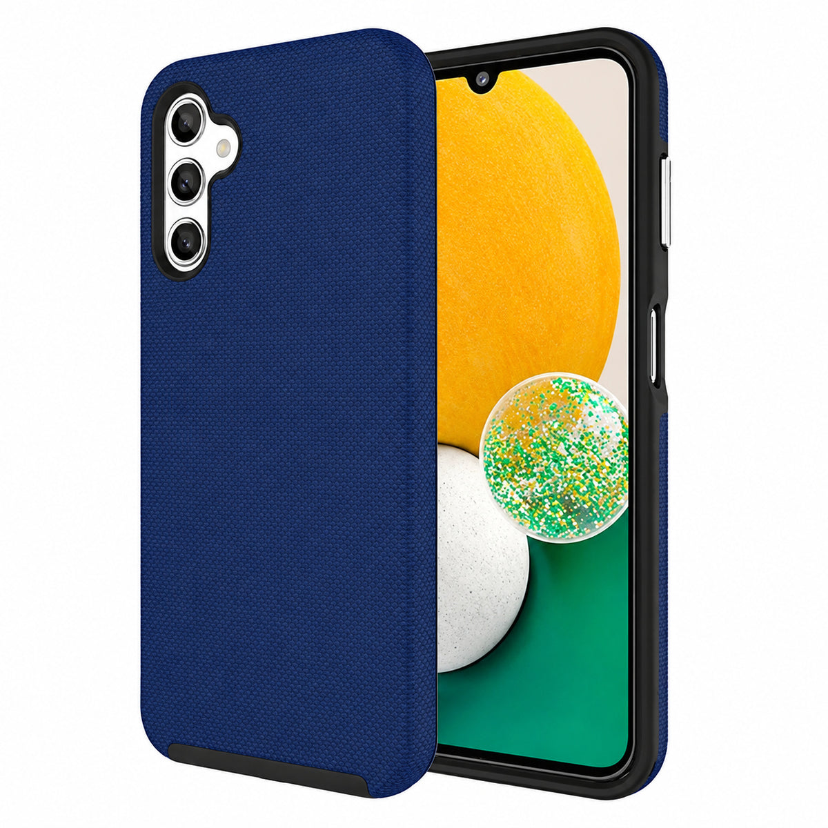Dotted Comm Case for Samsung Galaxy S24 - Navy