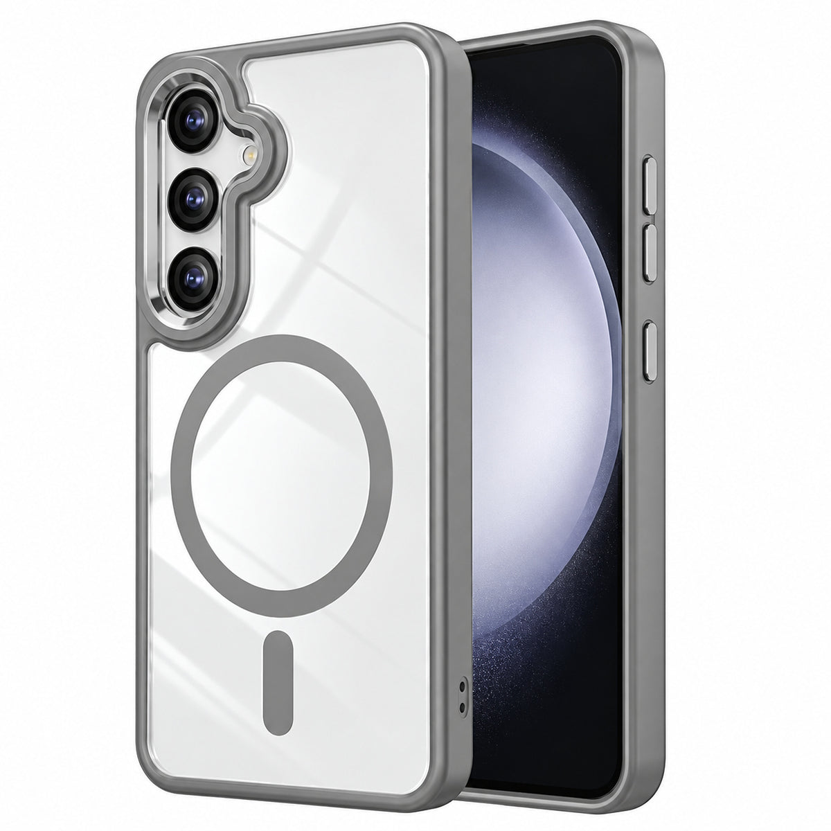 Magsafe Matt Ultra Hybd Case for Samsung Galaxy S25 FE - Grey