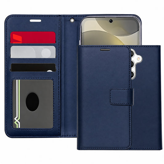 Photo ID Wallet for Samsung Galaxy S25 Plus - Navy