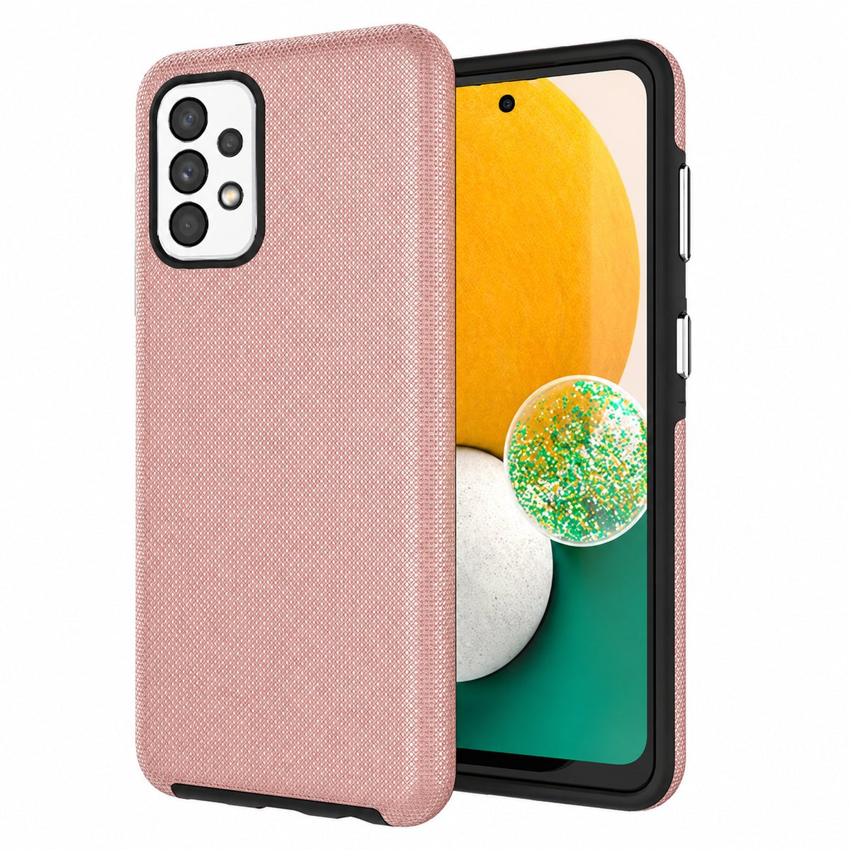 Dotted Comm Case for Samsung Galaxy A33 5G - Rose Gold