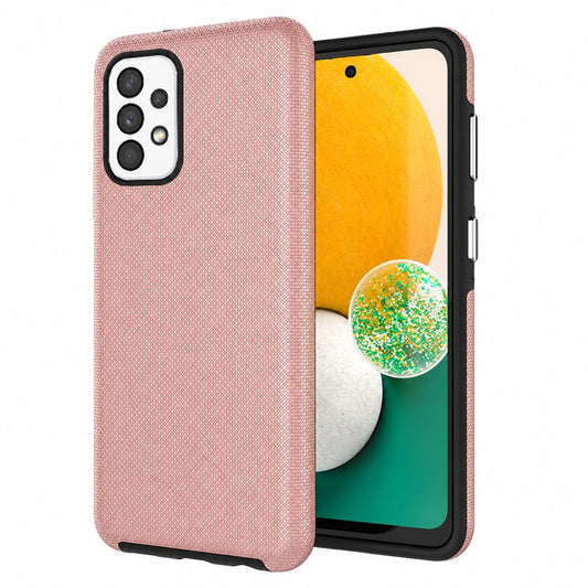 Rose Gold Samsung Galaxy A33 5G phone case, Dotted Comm Case design, mobile phone cover design