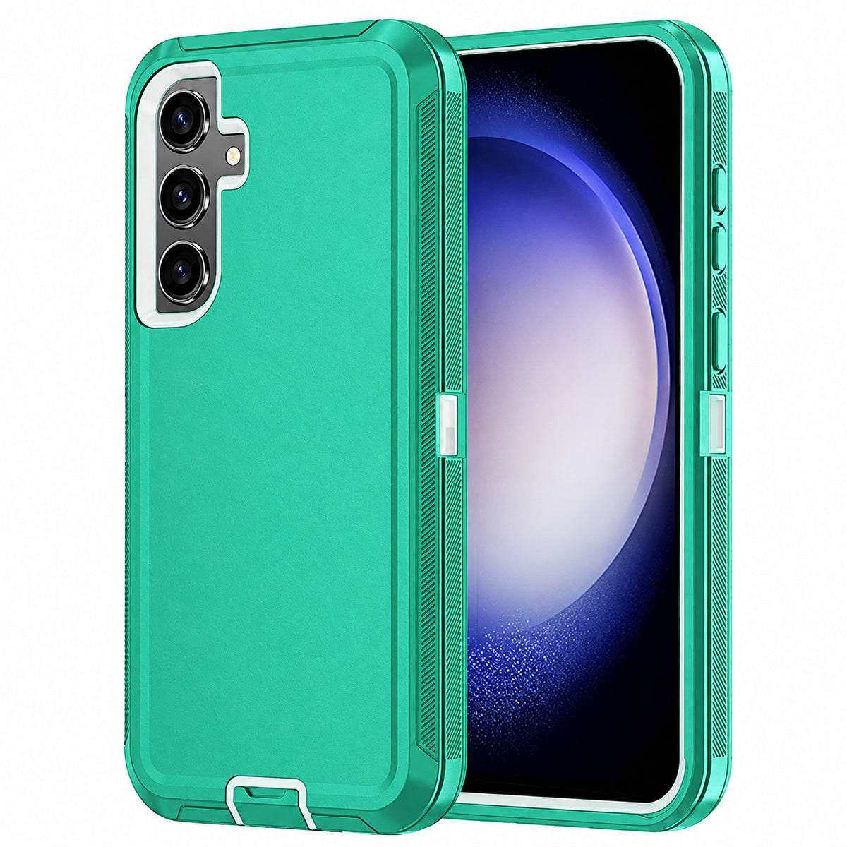 Triple Protection Case for Samsung Galaxy S25 Plus - Teal