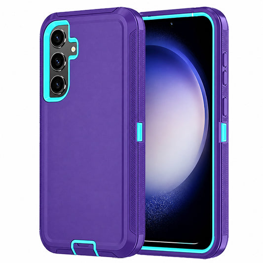 Triple Protection Case for Samsung Galaxy S25 Plus - Purple