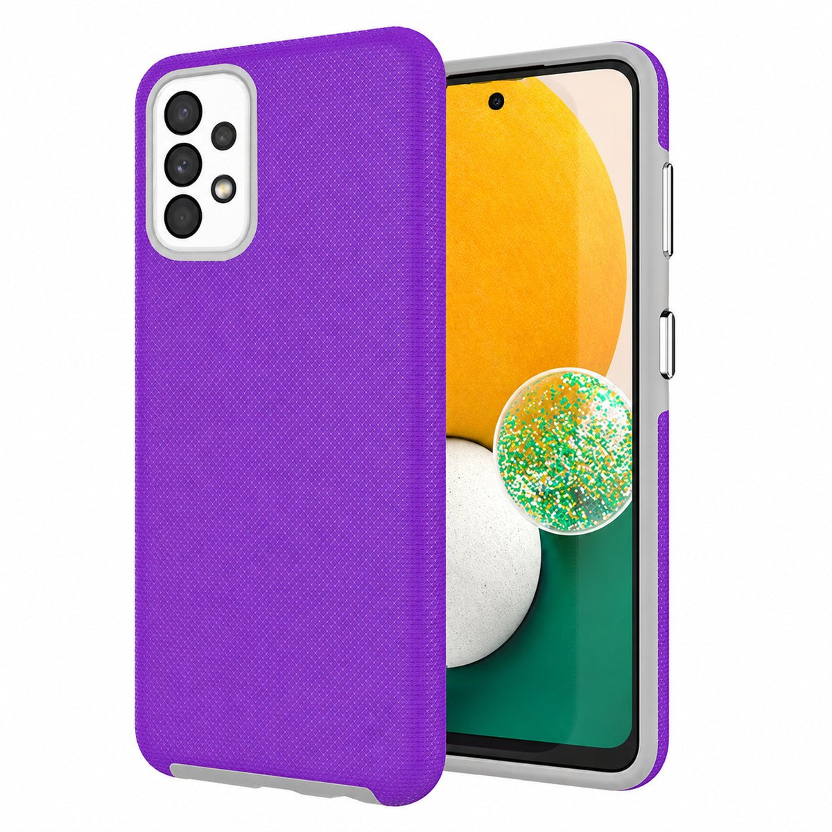Dotted Comm Case for Samsung Galaxy A33 5G - Purple
