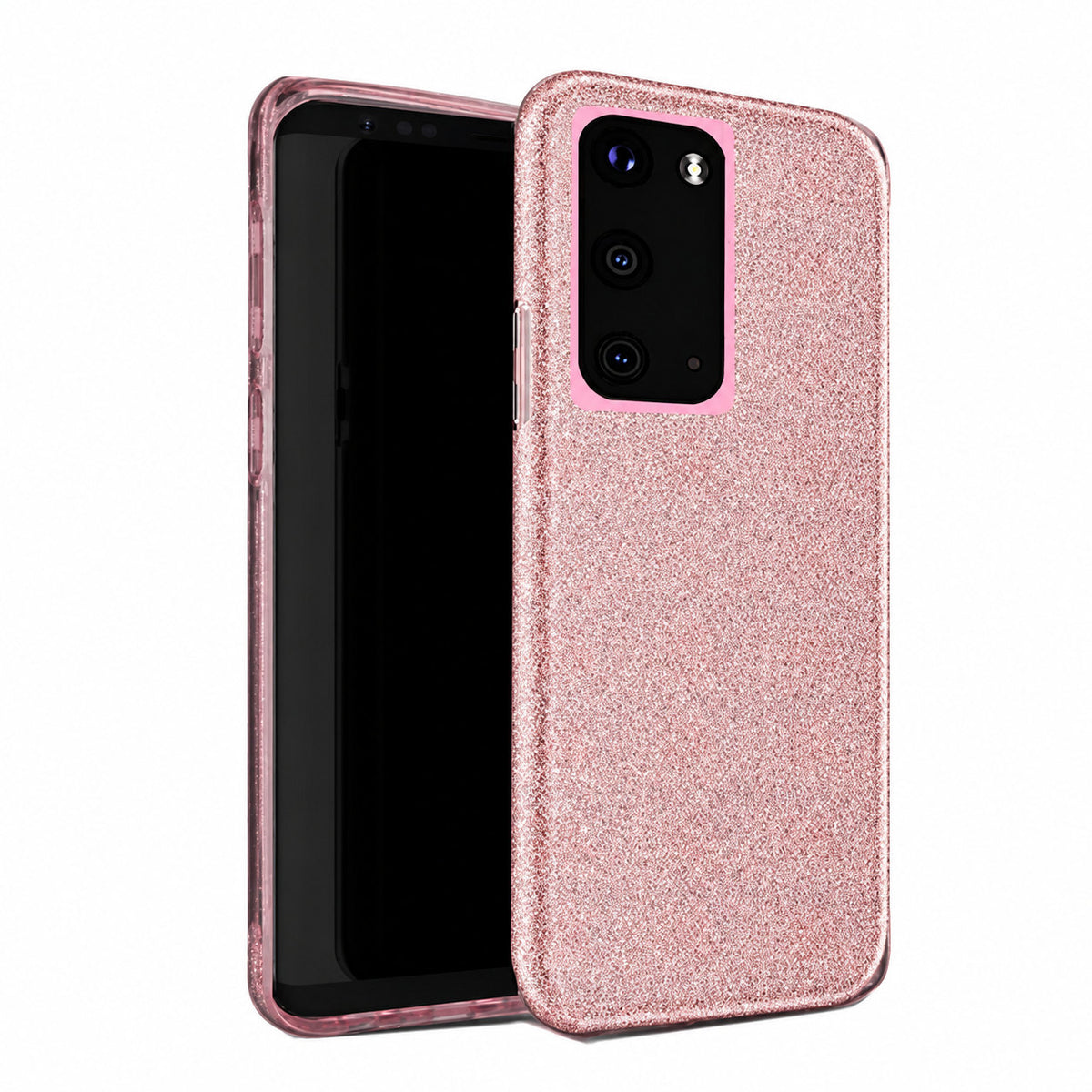 3-in-1 Glitter for Samsung Galaxy A14 5G - Rose Gold