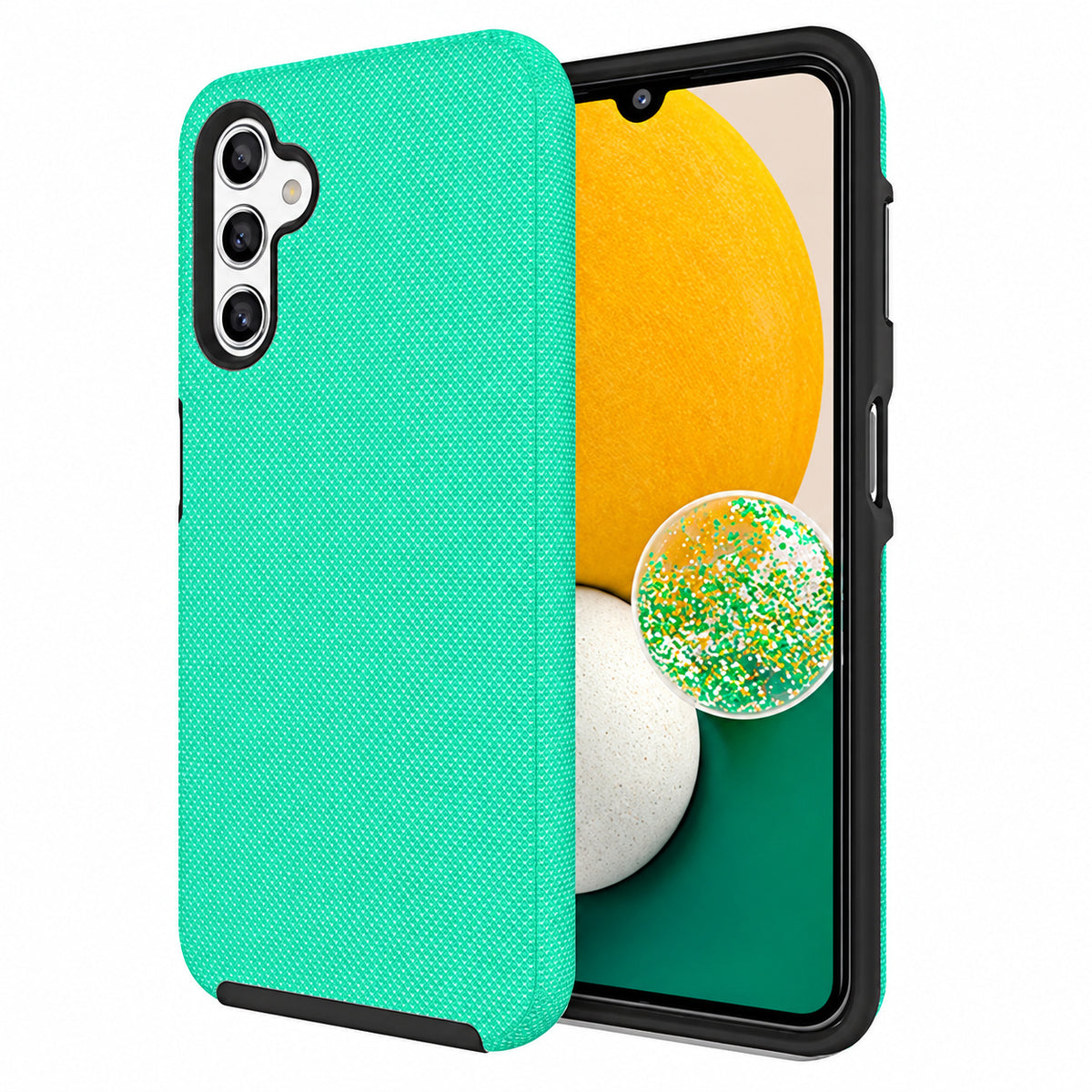 Dotted Comm Case for Samsung Galaxy S25 Plus - Teal