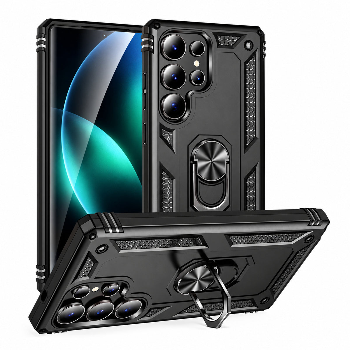 Anti-Drop Hybrid Case for Samsung Galaxy S26 Ultra - Black