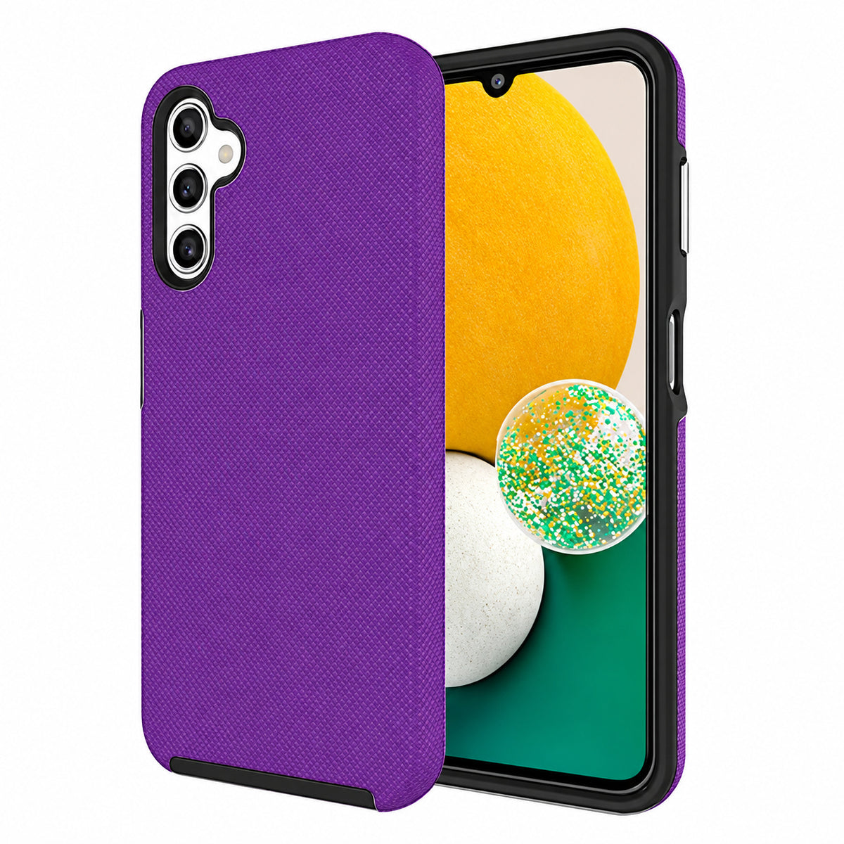 Dotted Comm Case for Samsung Galaxy S25 Plus - Purple