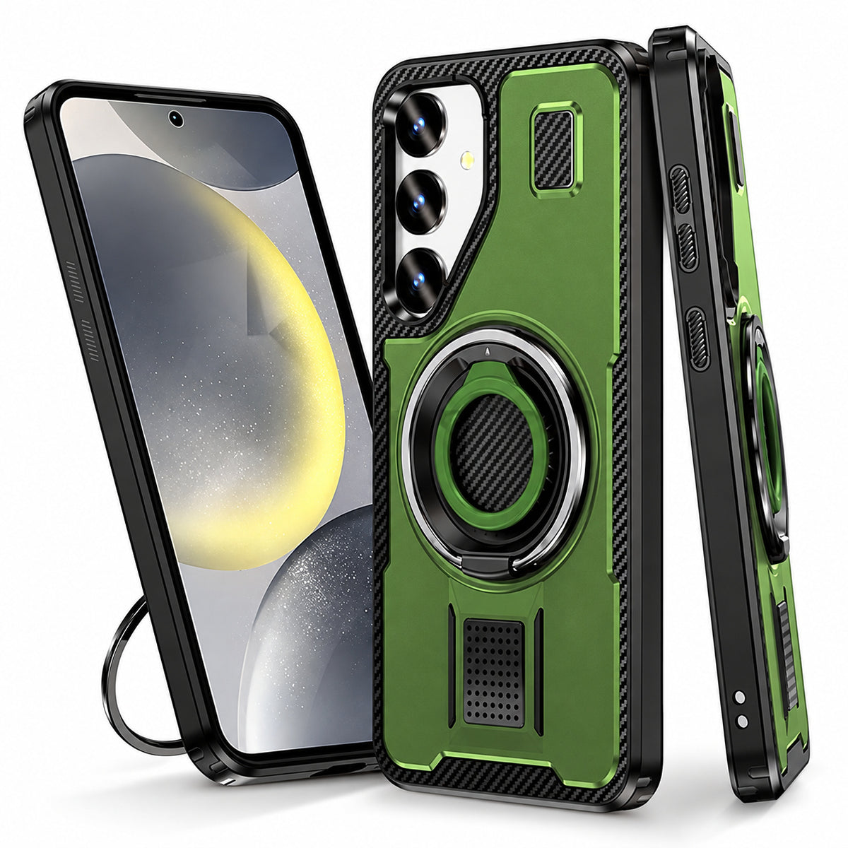 Ring Grip and Stand for Samsung Galaxy S24 - Green