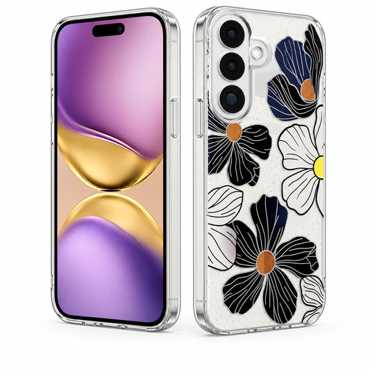 Flower MagSafe Floral Fusion Case Samsung Galaxy S26 Plus - Black