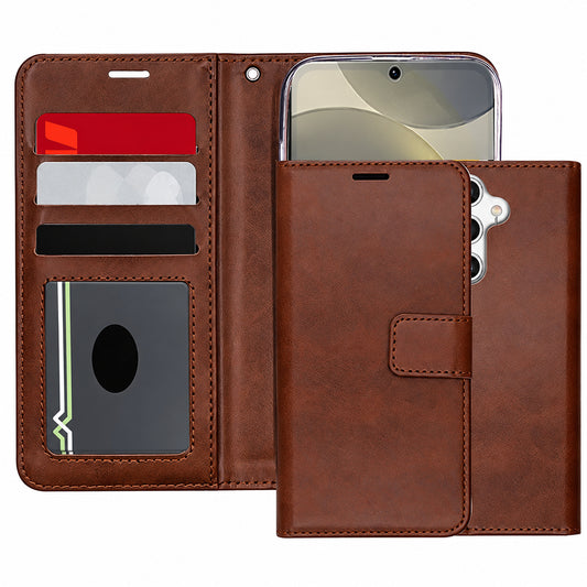 Photo ID Wallet Samsung Galaxy S26 Plus - Brown